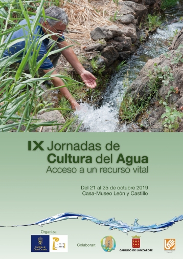 Cartel IX Jornadas de Cultura del Agua